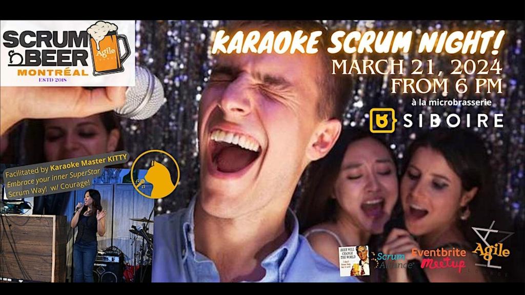 Scrum Beer 25 Karaoke Night Scrum Way! Laboratoire Inyulface
